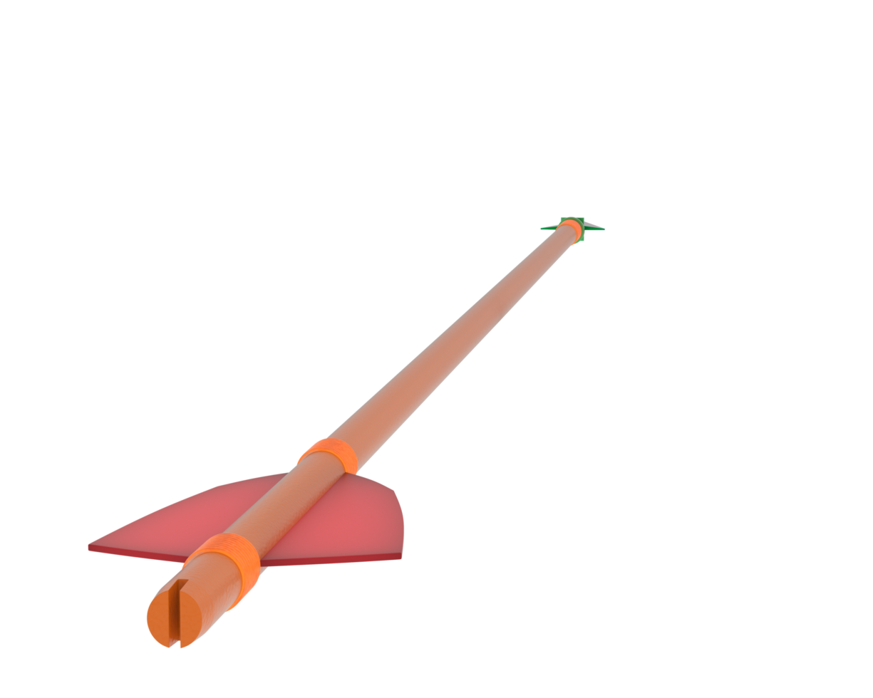 Arrows isolated on background. 3d rendering - illustration png