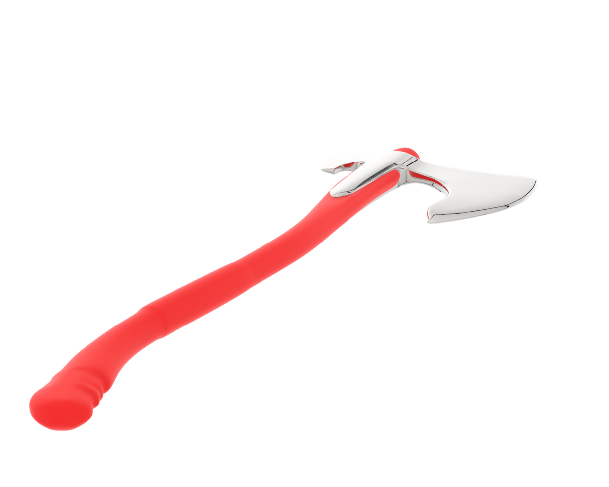 Axe isolated on background. 3d rendering - illustration png