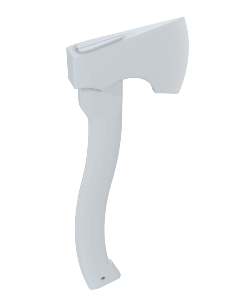 Axe isolated on background. 3d rendering - illustration png