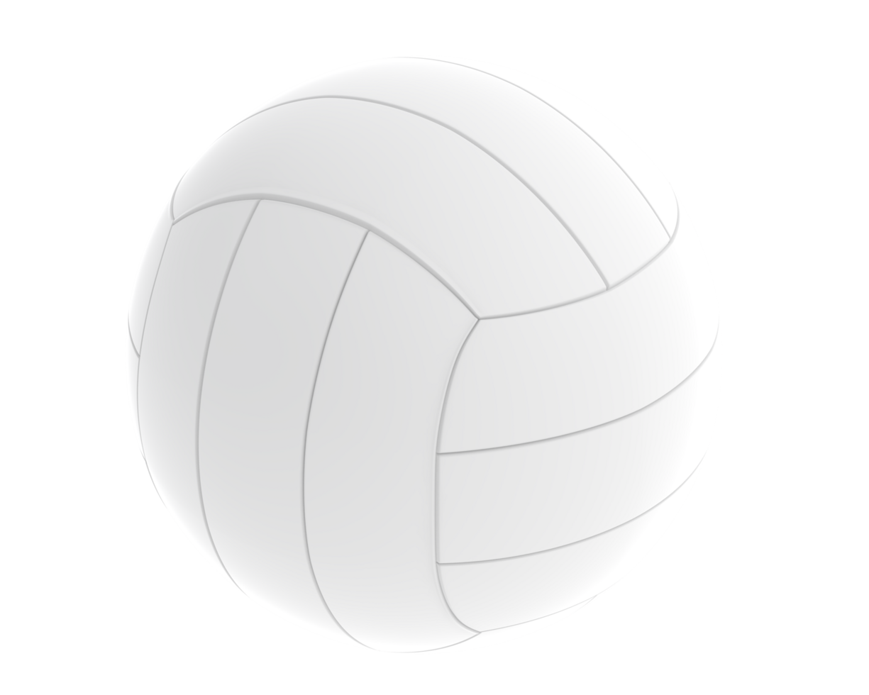 Beach volleyball isolated on background. 3d rendering - illustration png