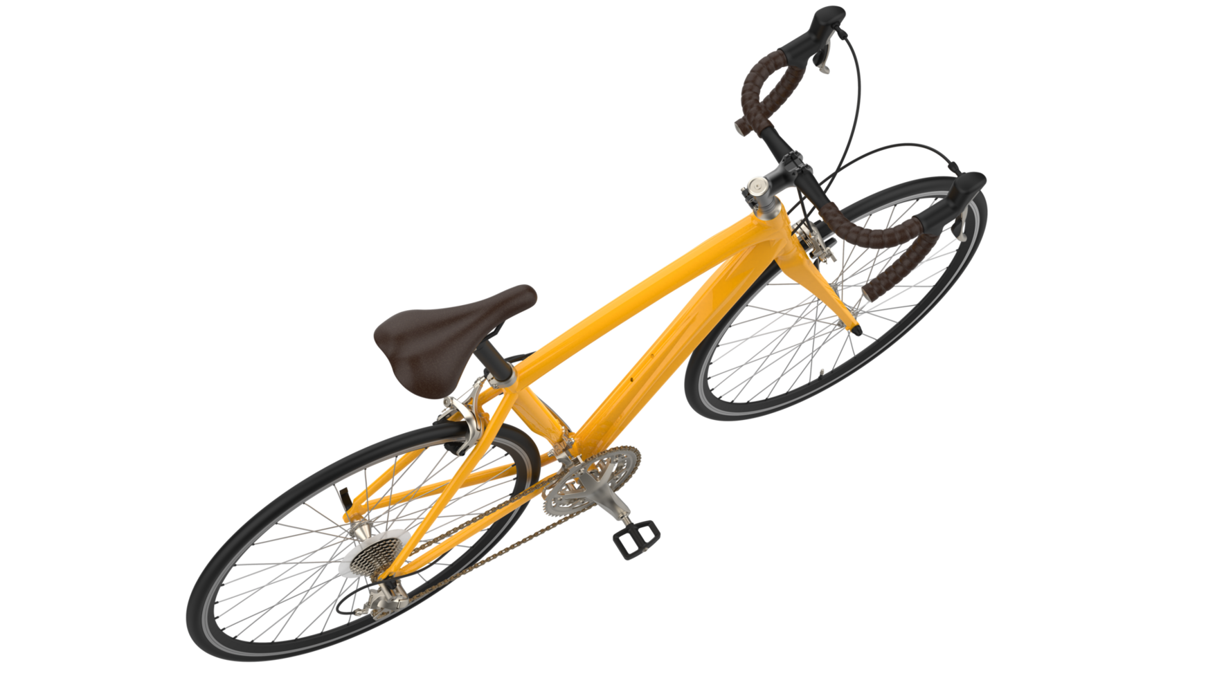 Fast bike isolated on background. 3d rendering - illustration png