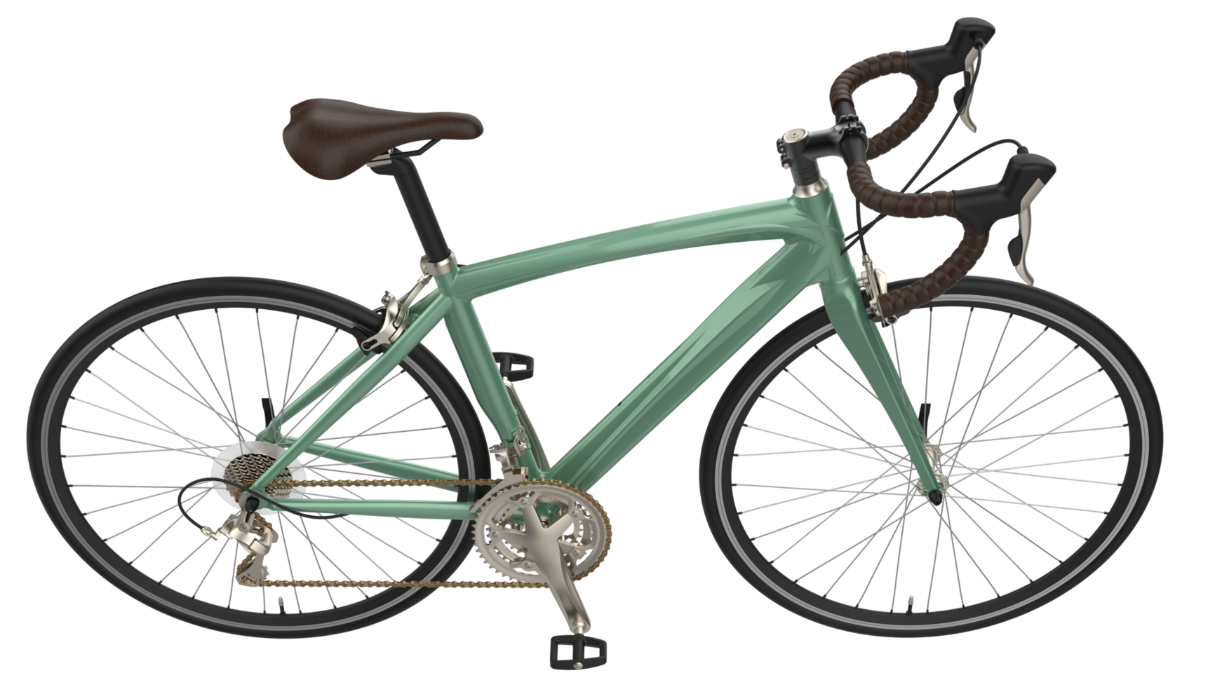 Fast bike isolated on background. 3d rendering - illustration png
