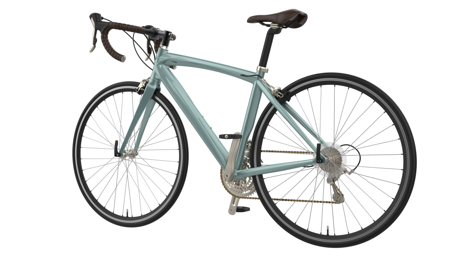 Fast bike isolated on background. 3d rendering - illustration png