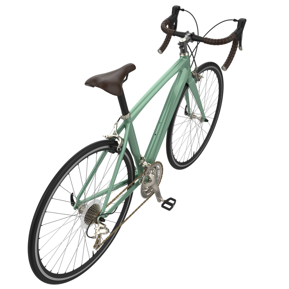 vite bicyclette isolé sur Contexte. 3d le rendu - illustration png