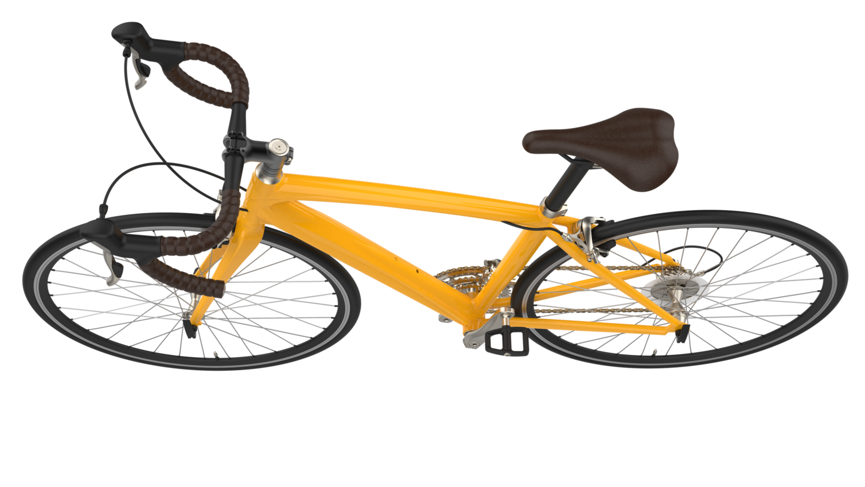 Fast bike isolated on background. 3d rendering - illustration png
