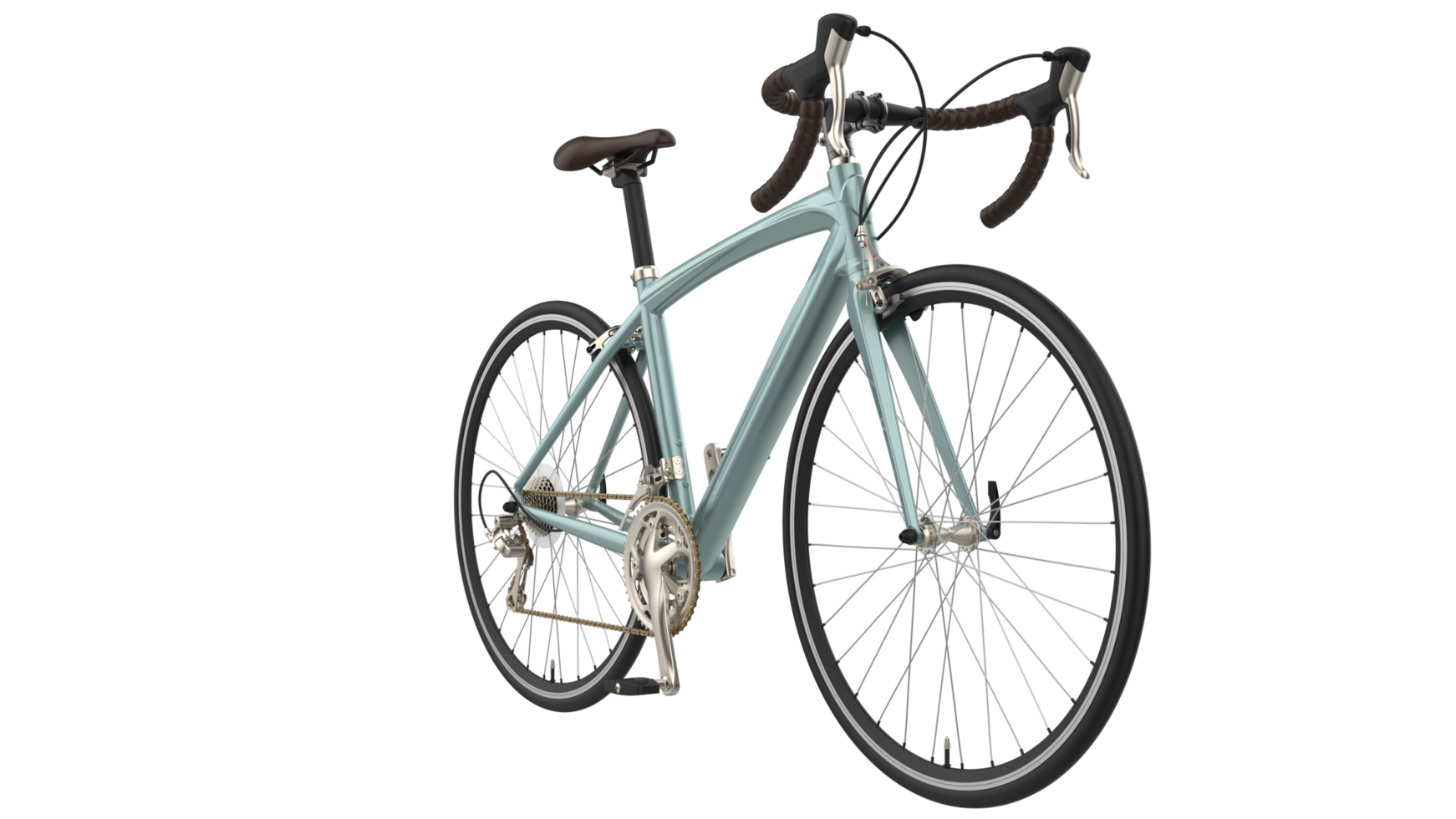 Fast bike isolated on background. 3d rendering - illustration png