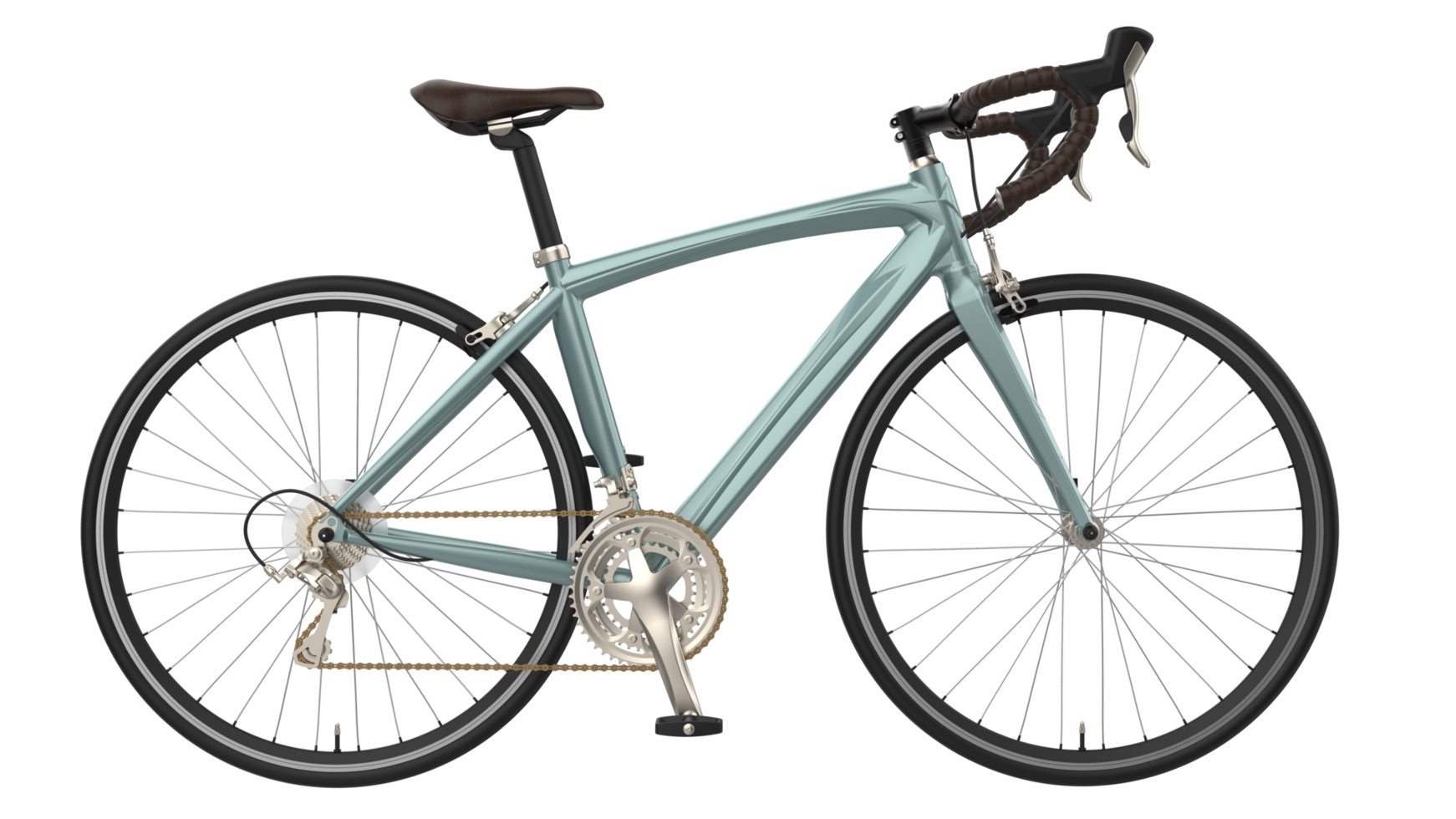 Fast bike isolated on background. 3d rendering - illustration png