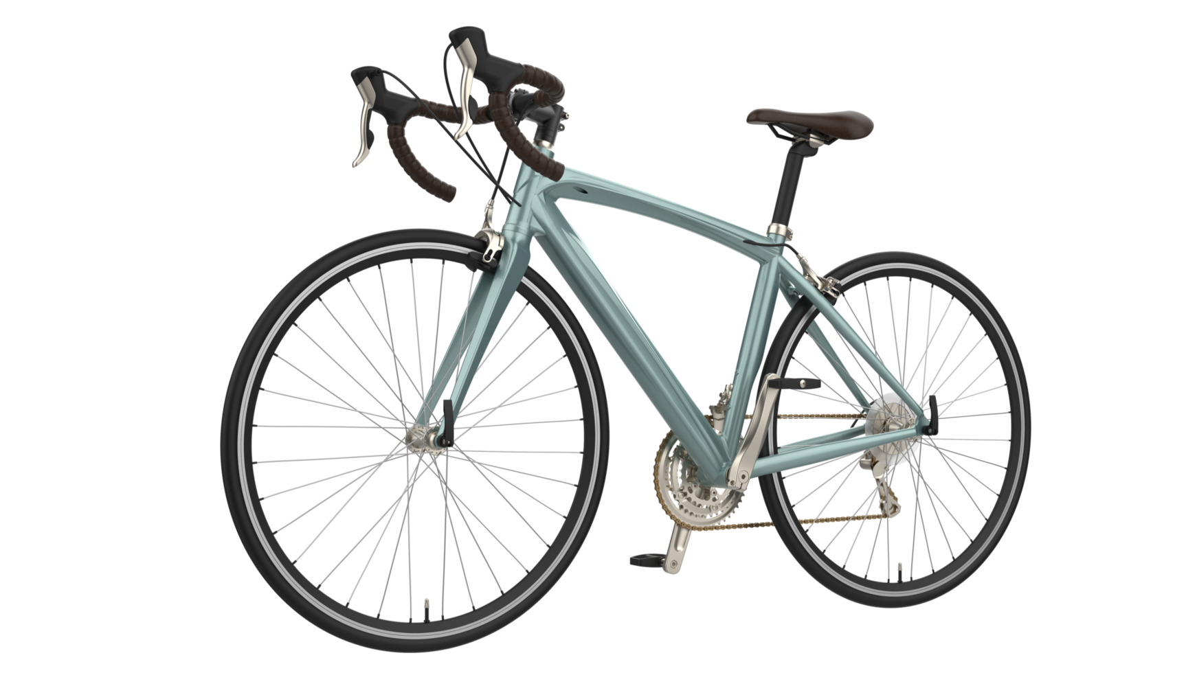 Fast bike isolated on background. 3d rendering - illustration png