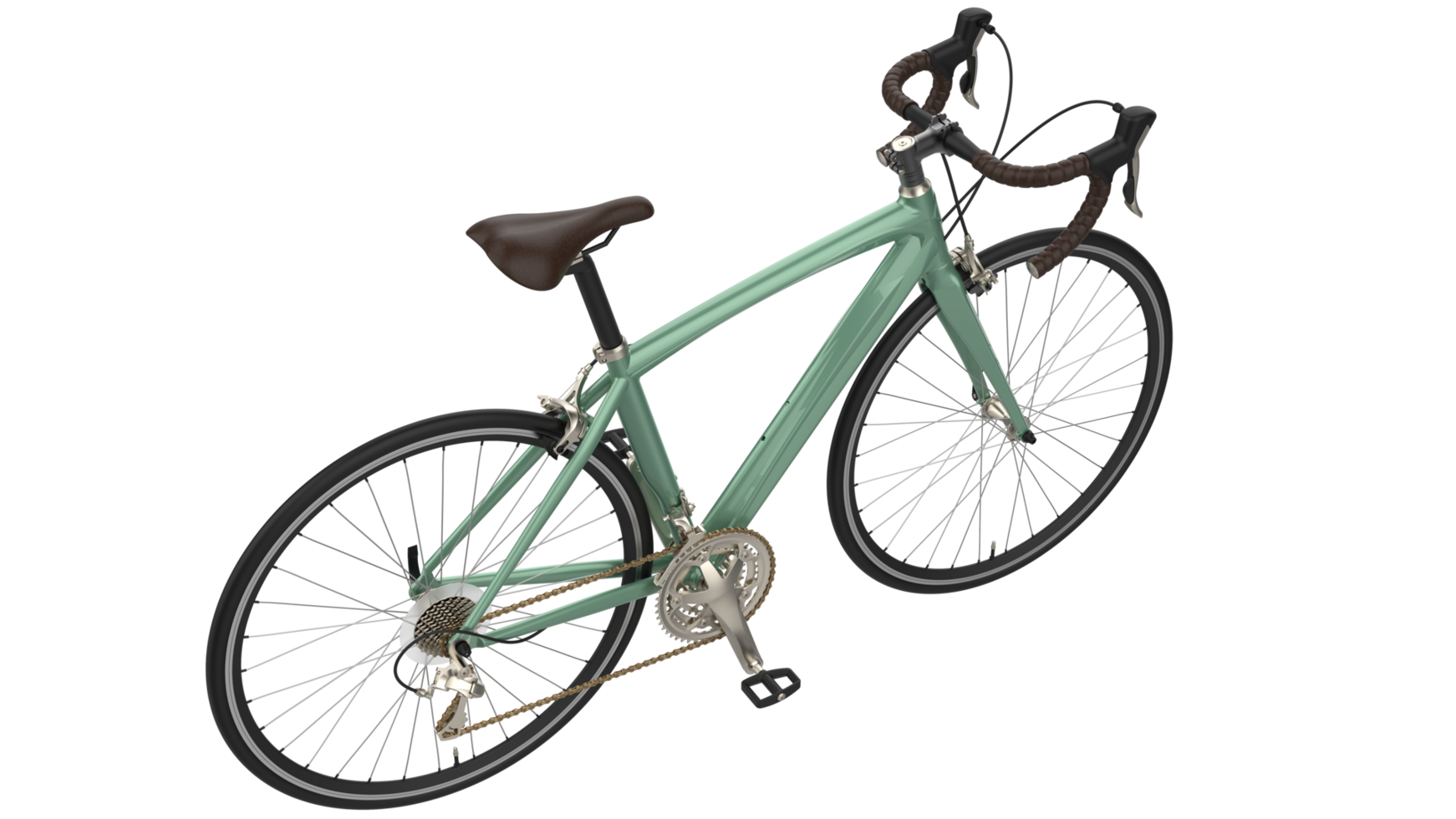 Fast bike isolated on background. 3d rendering - illustration png