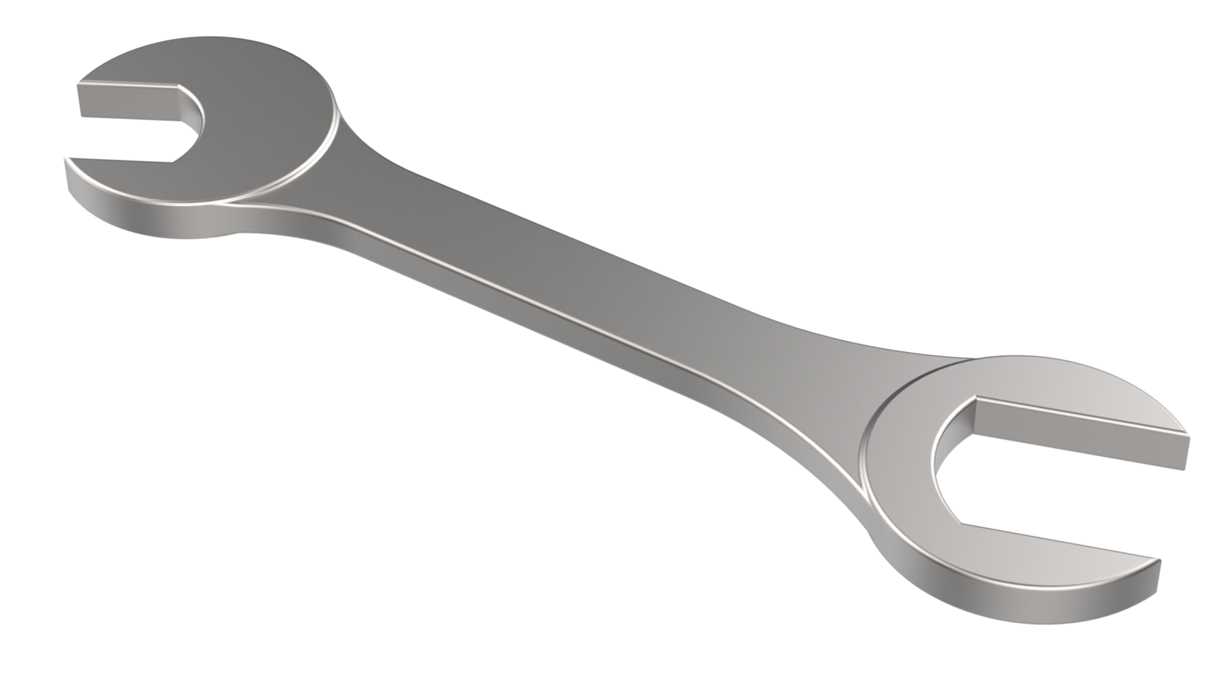 Wrench isolated on background. 3d rendering - illustration png