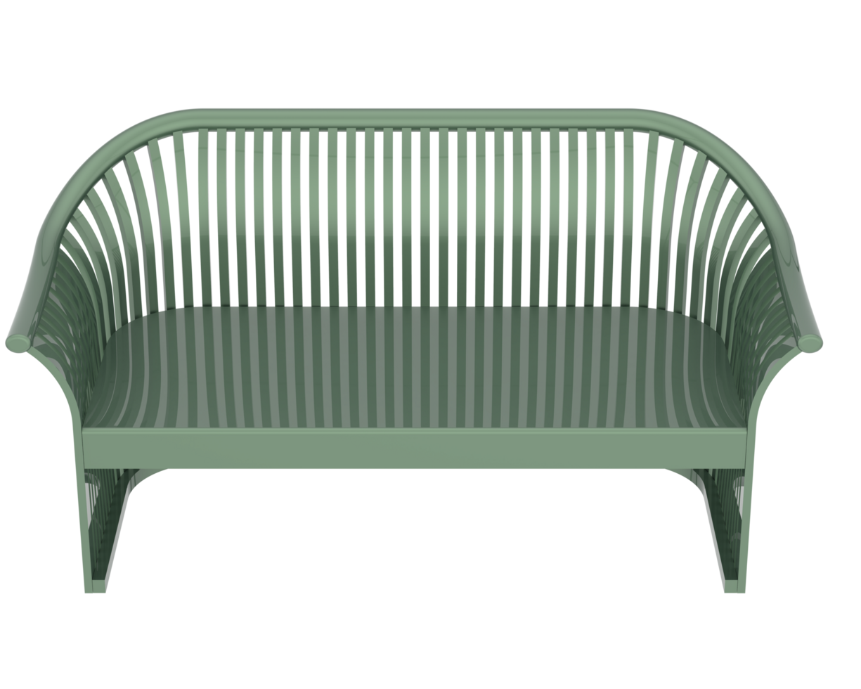 Bench isolated on background. 3d rendering - illustration png