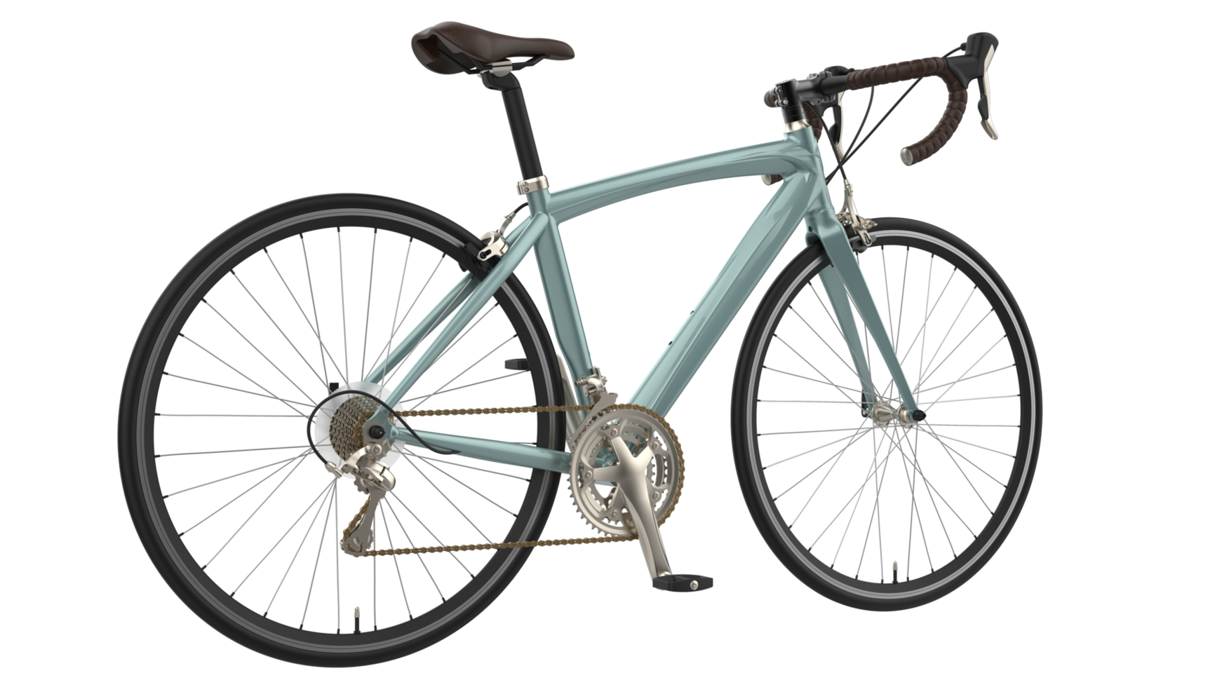 Fast bike isolated on background. 3d rendering - illustration png