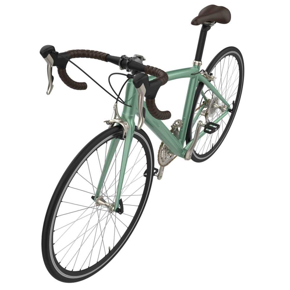 vite bicyclette isolé sur Contexte. 3d le rendu - illustration png