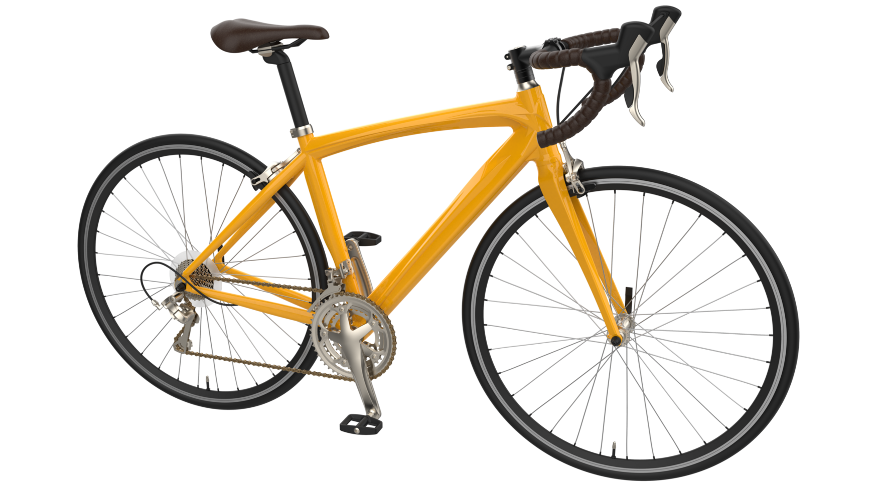 vite bicyclette isolé sur Contexte. 3d le rendu - illustration png