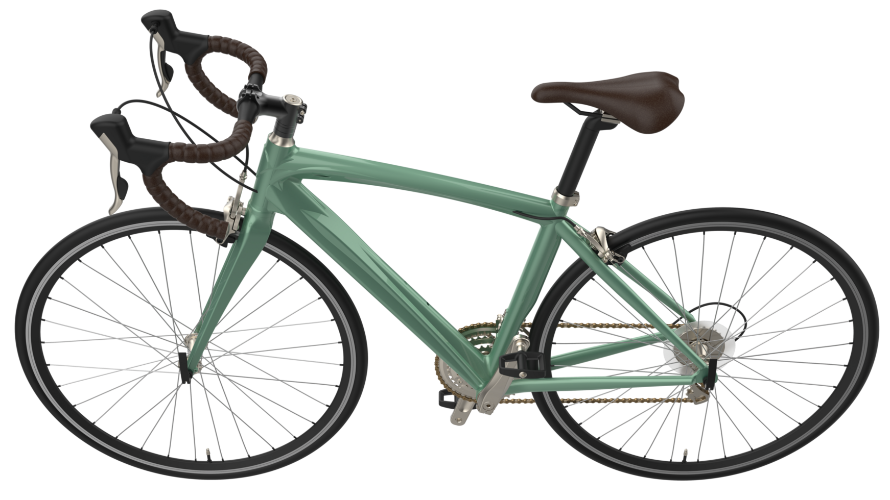 vite bicyclette isolé sur Contexte. 3d le rendu - illustration png