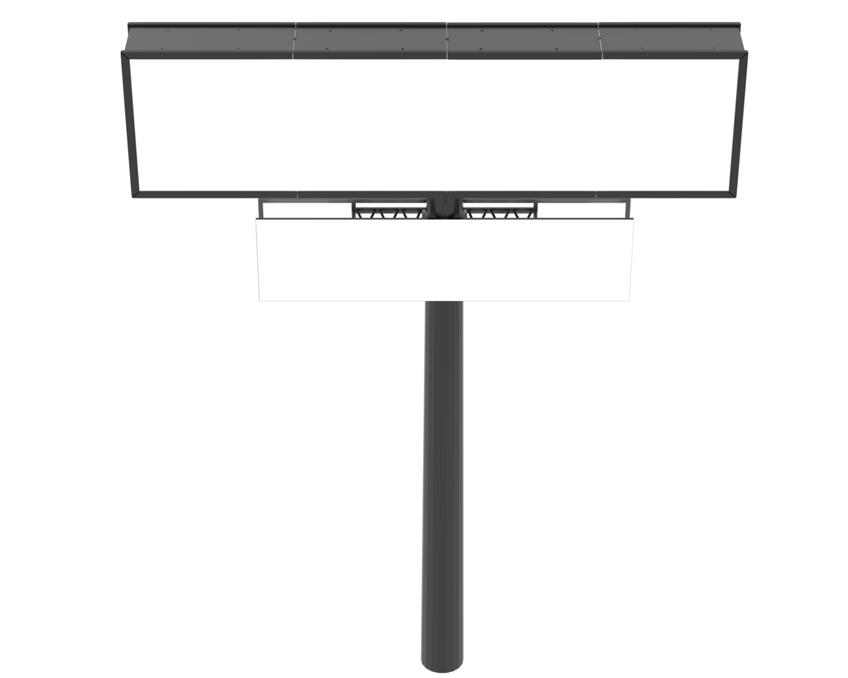 aanplakbord geïsoleerd Aan achtergrond. 3d renderen - illustratie png