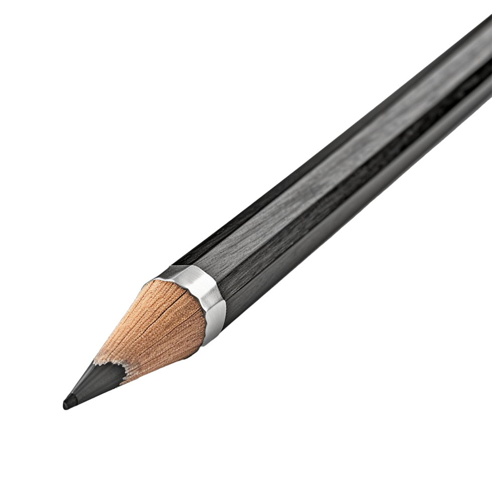 AI generated Pencils png isolated on transparent background