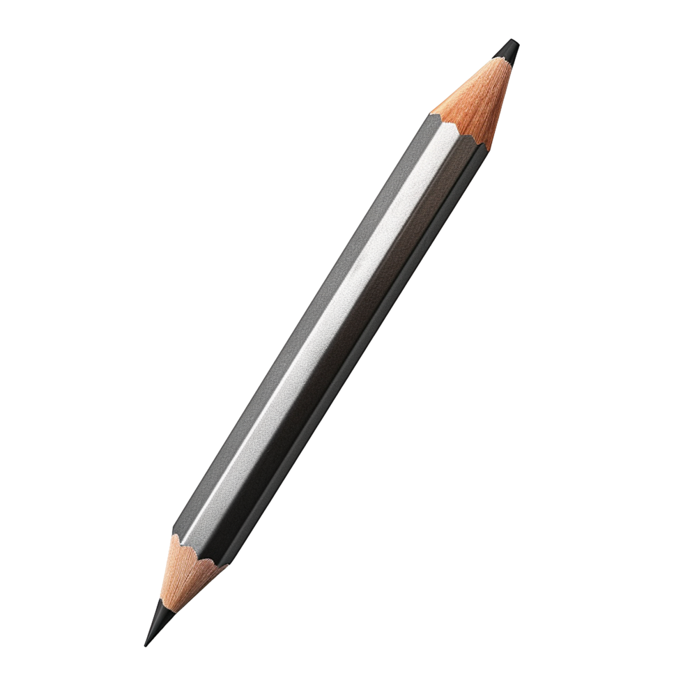 AI generated Pencils png isolated on transparent background