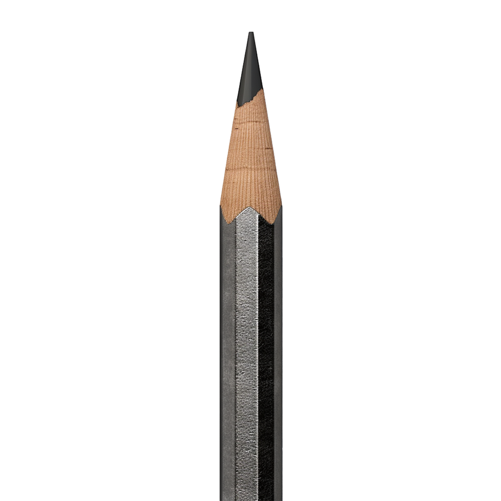 AI generated Pencils png isolated on transparent background