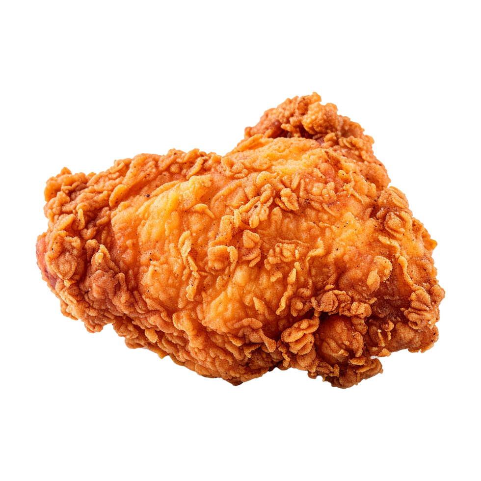 AI generated Tasty fried chicken png isolated on transparent background