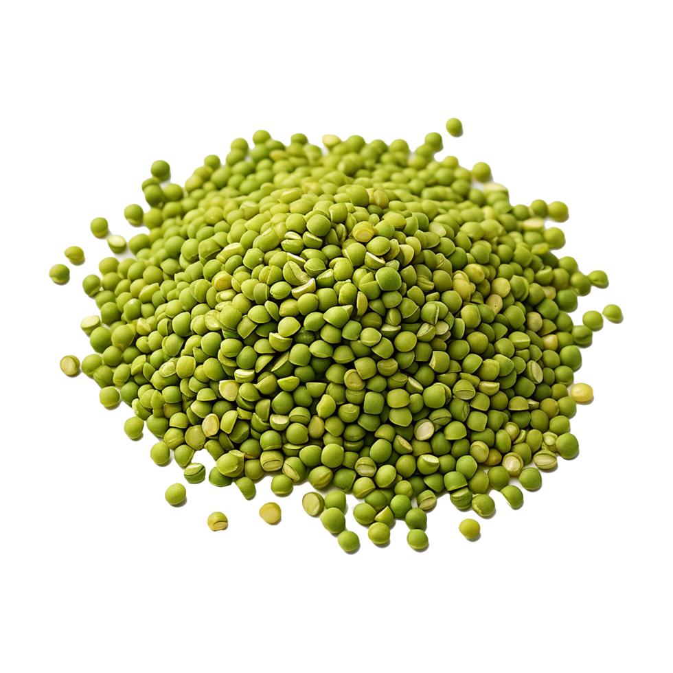 AI generated Mung beans isolated on transparent background png