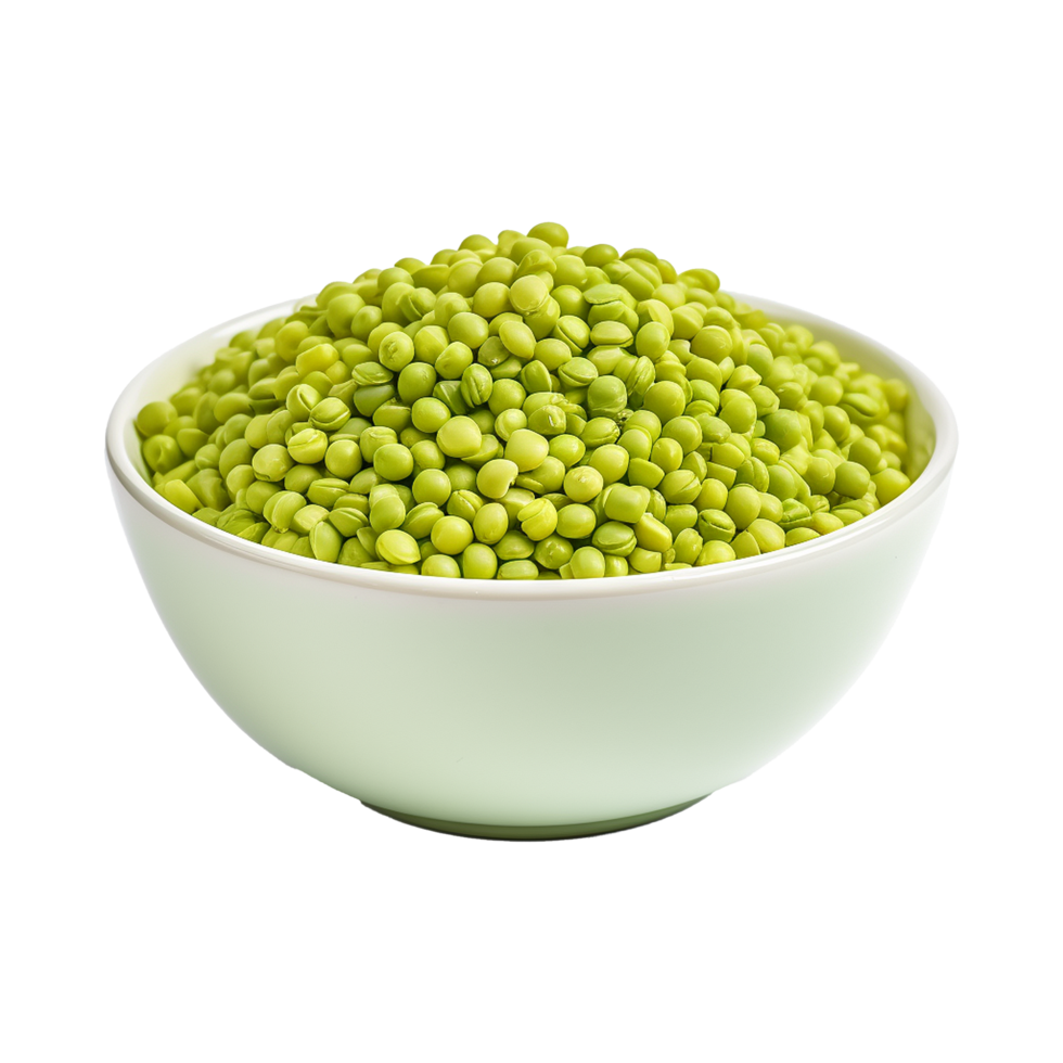 AI generated Mung beans isolated on transparent background png
