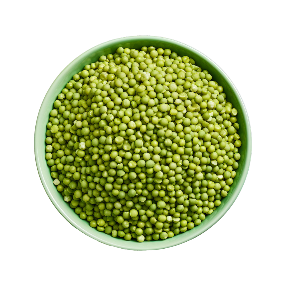 AI generated Mung beans isolated on transparent background png
