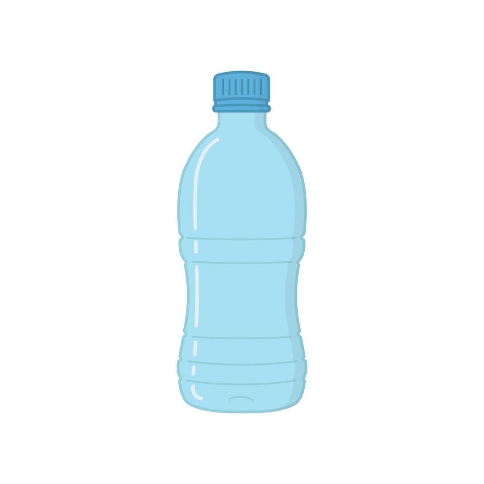 agua botella. aislado vector ilustración en un blanco antecedentes.