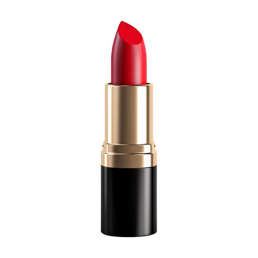 AI generated Colorful lipstick png isolated on transparent background