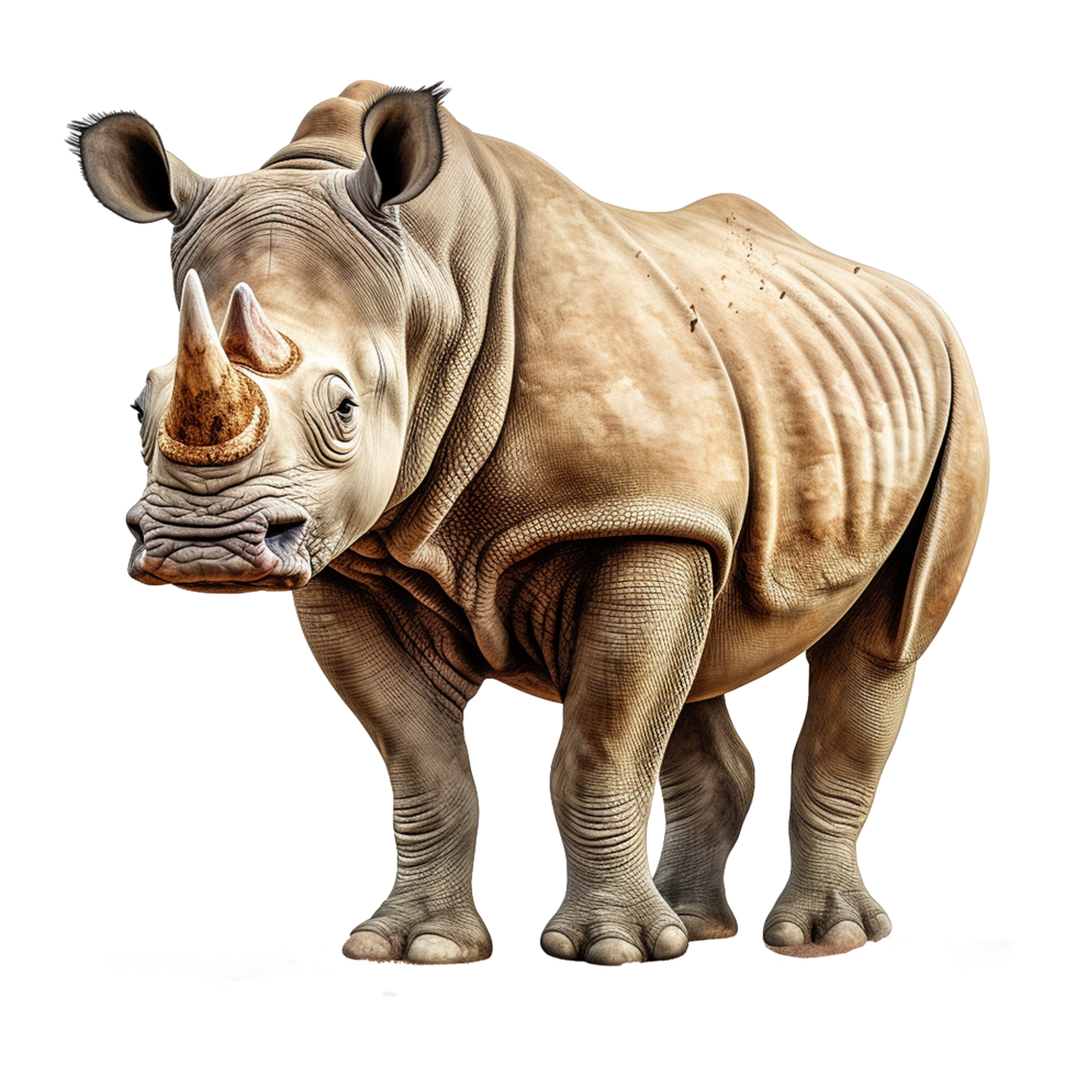 ai généré rhinocéros png isolé sur transparent Contexte