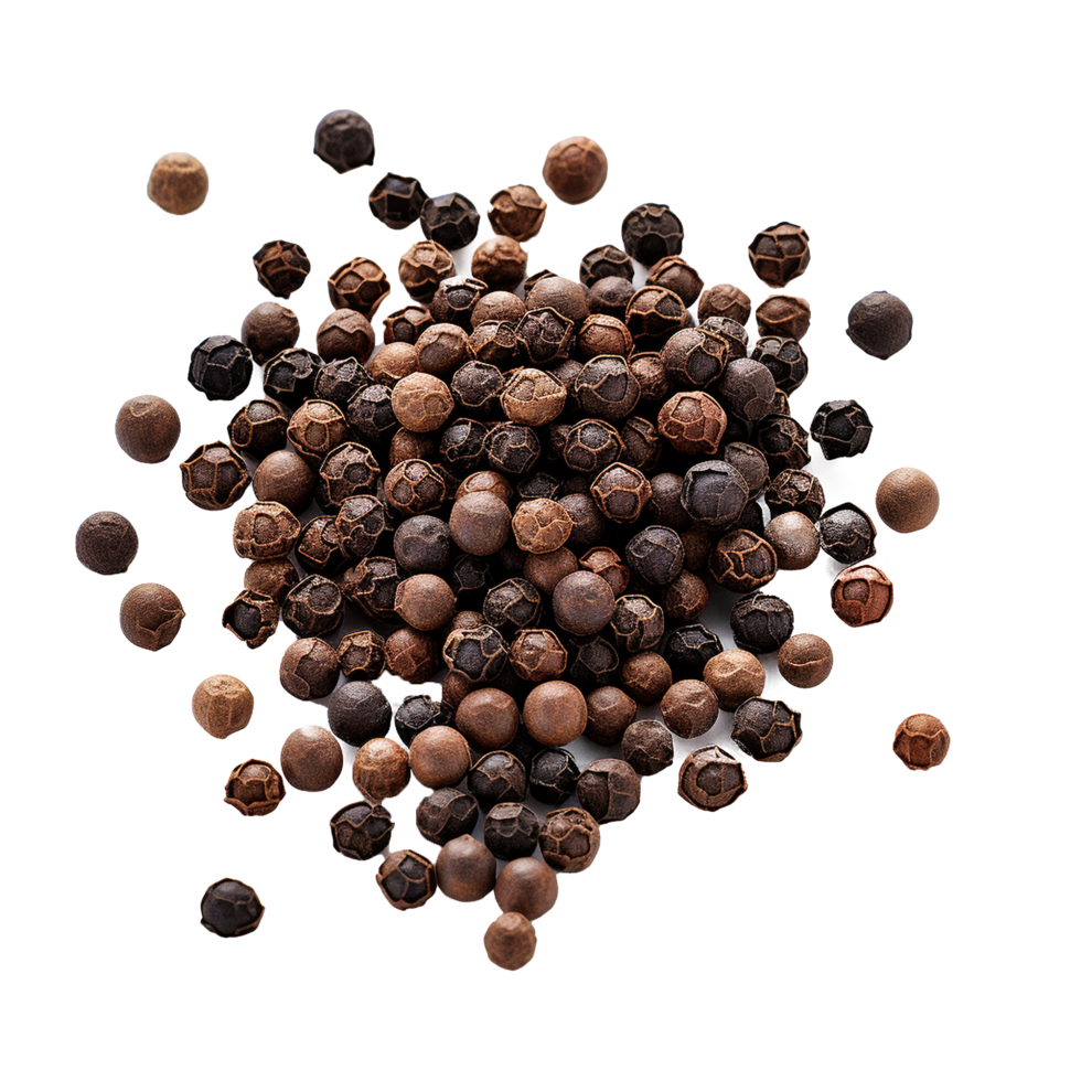 AI generated Black pepper png isolated on transparent background