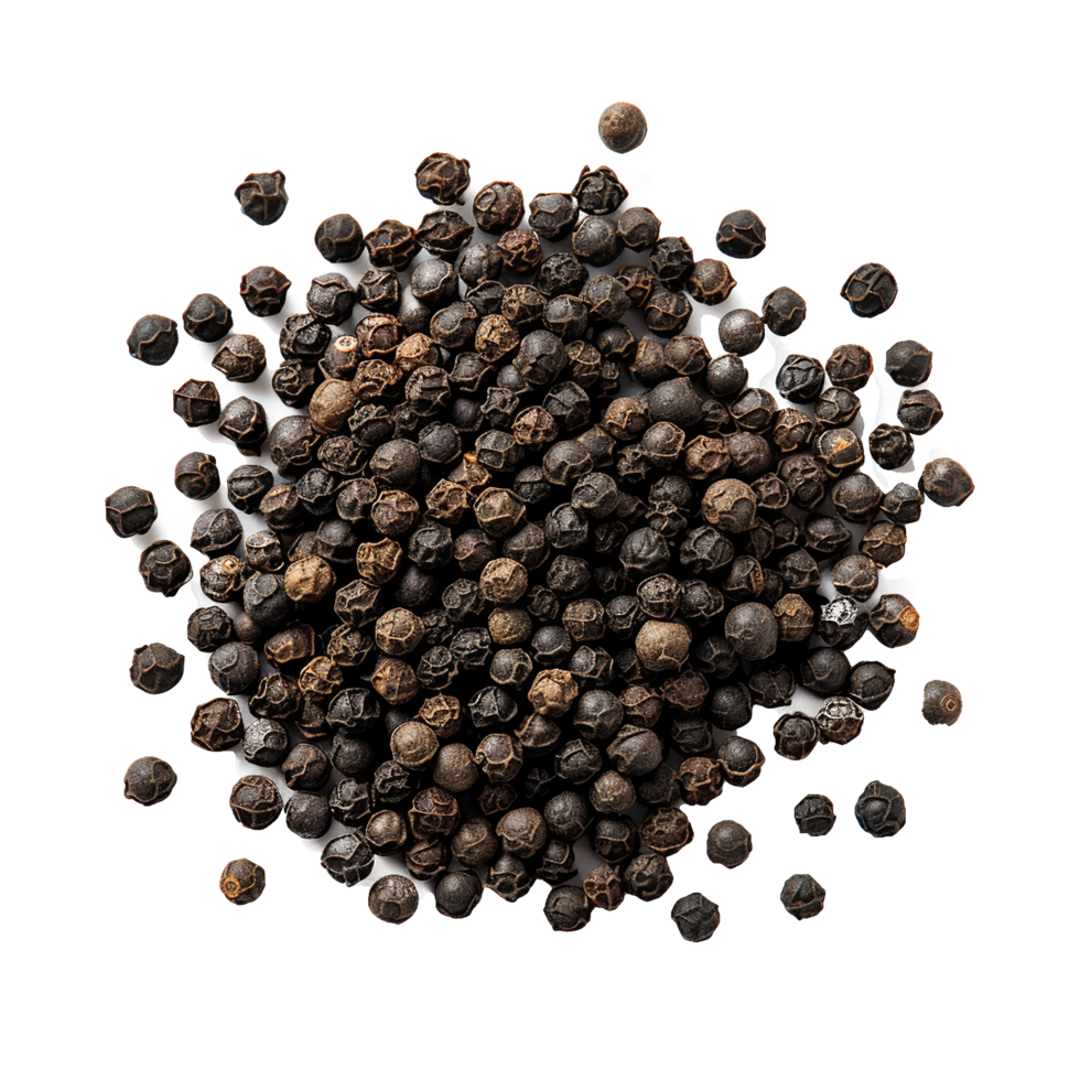 AI generated Black pepper png isolated on transparent background