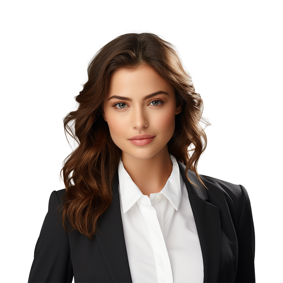 AI generated Businesswoman isolated on transparent background png