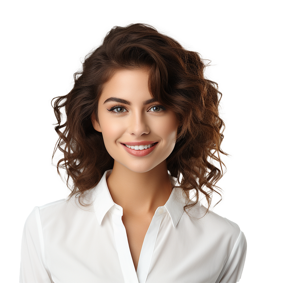 AI generated Businesswoman isolated on transparent background png