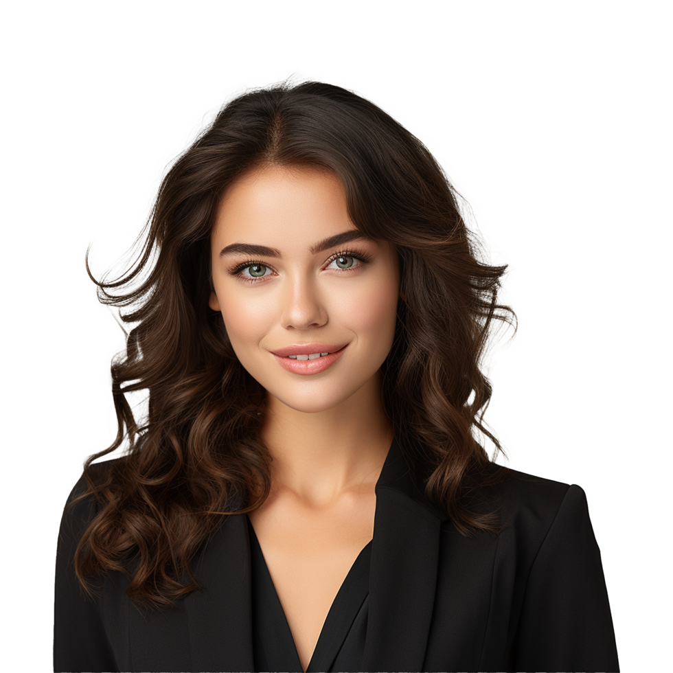 AI generated Businesswoman isolated on transparent background png