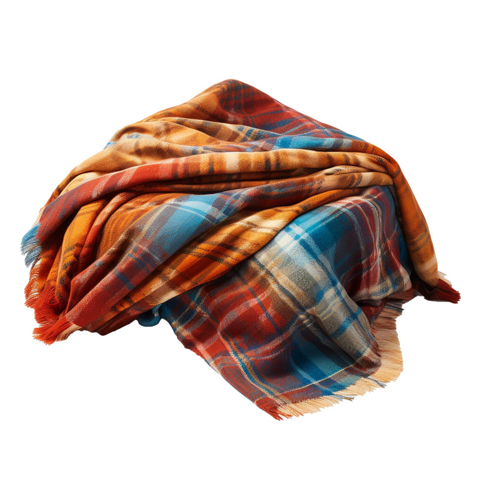 AI generated Blanket png isolated on transparent background