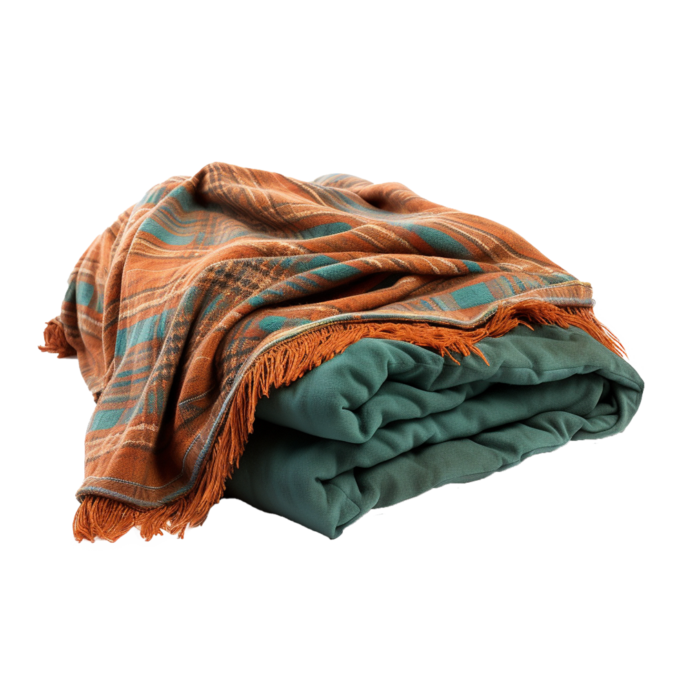 AI generated Blanket png isolated on transparent background