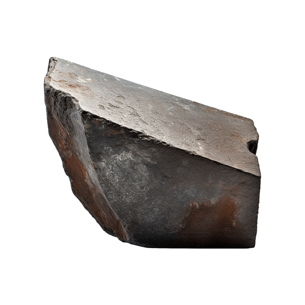 AI generated Iron metal alone isolated on transparent background png