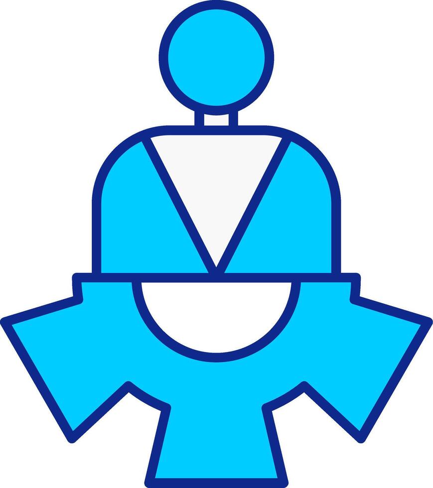 Operation Blue Filled Icon vector