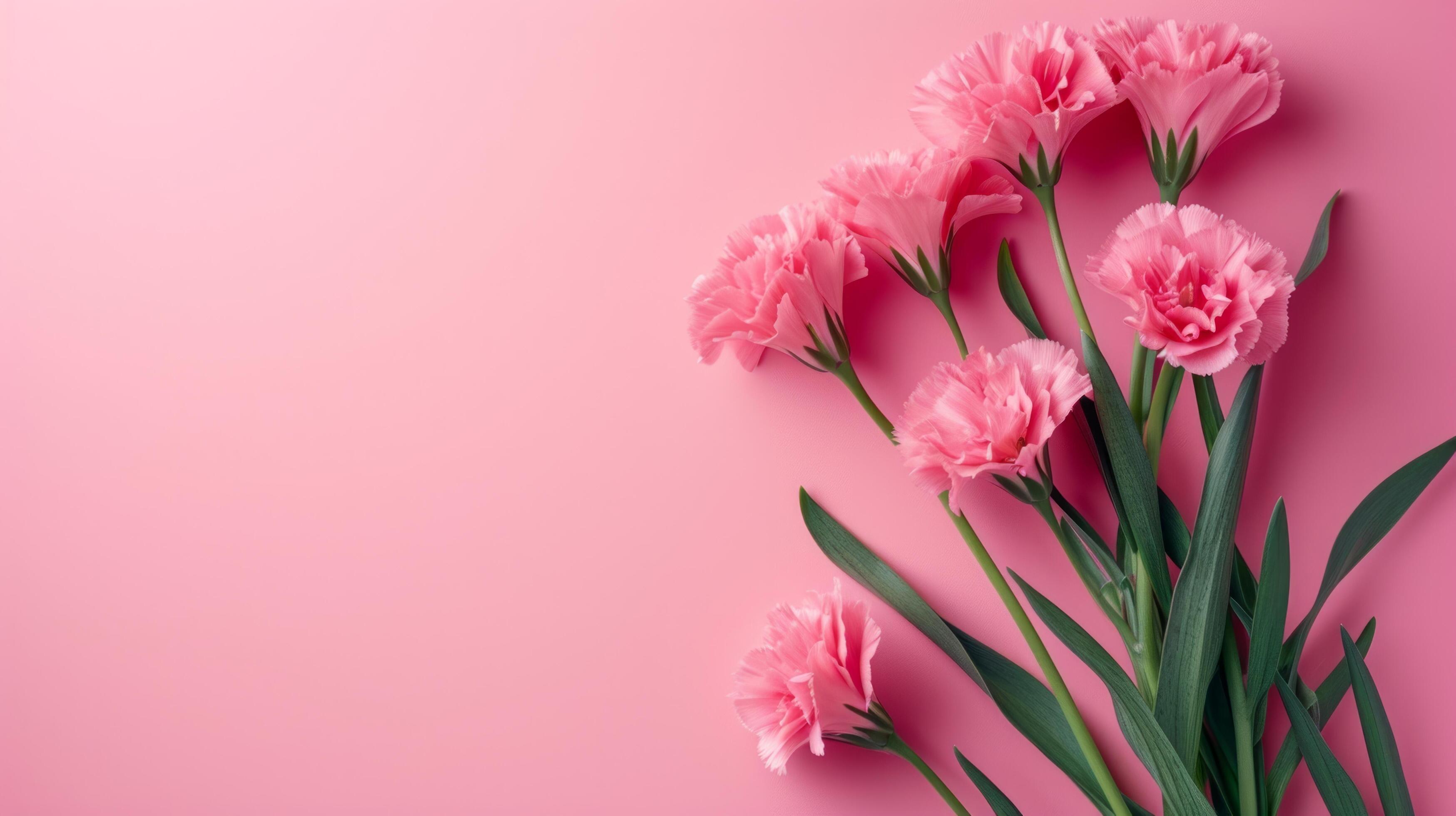 AI generated minimalist vivid mother's day advertisment background with