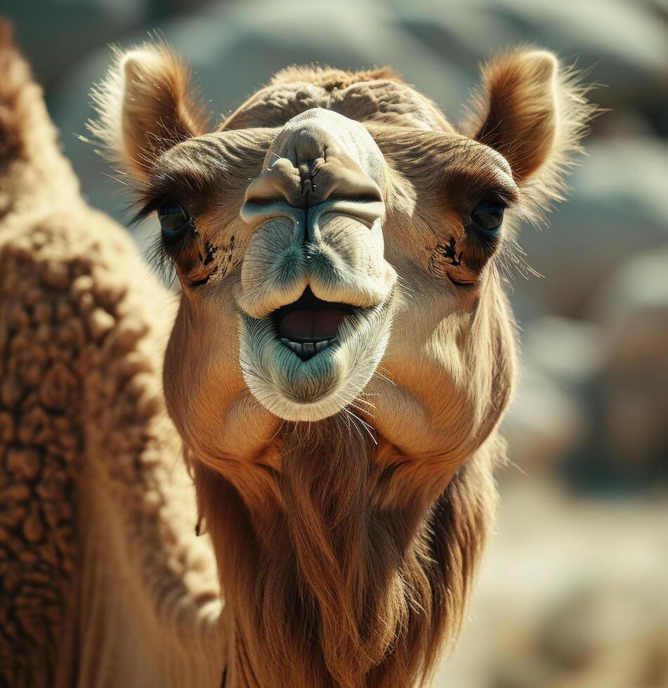 AI generated animal photo camel