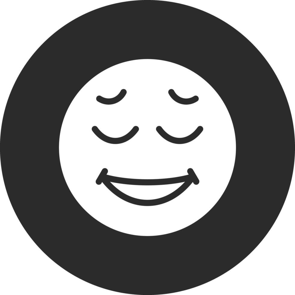 Relieved Face Vector Icon