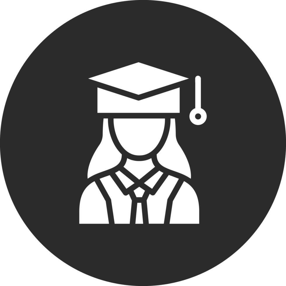 Female Graduate Vector Icon