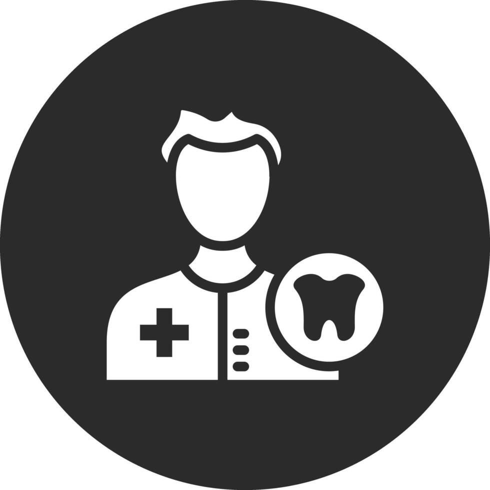 masculino dentista vector icono