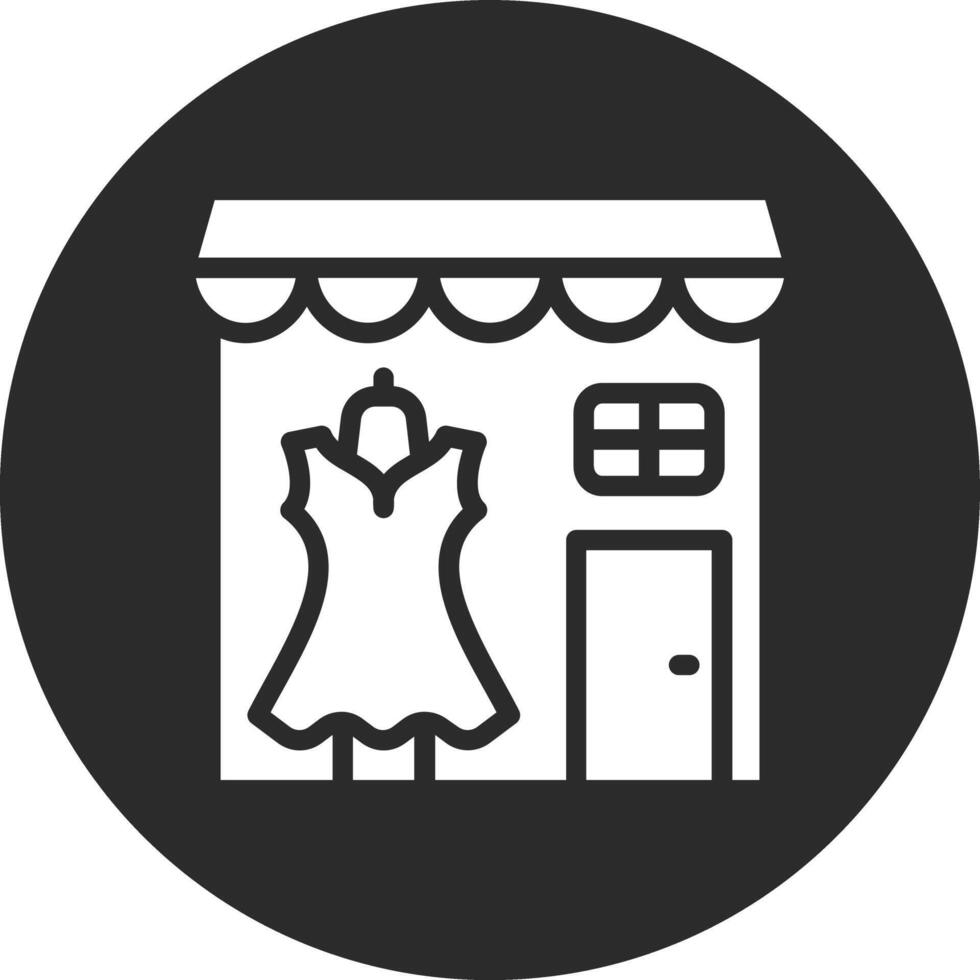 icono de vector de boutique