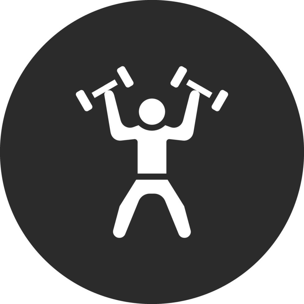 Weightlifter Vector Icon