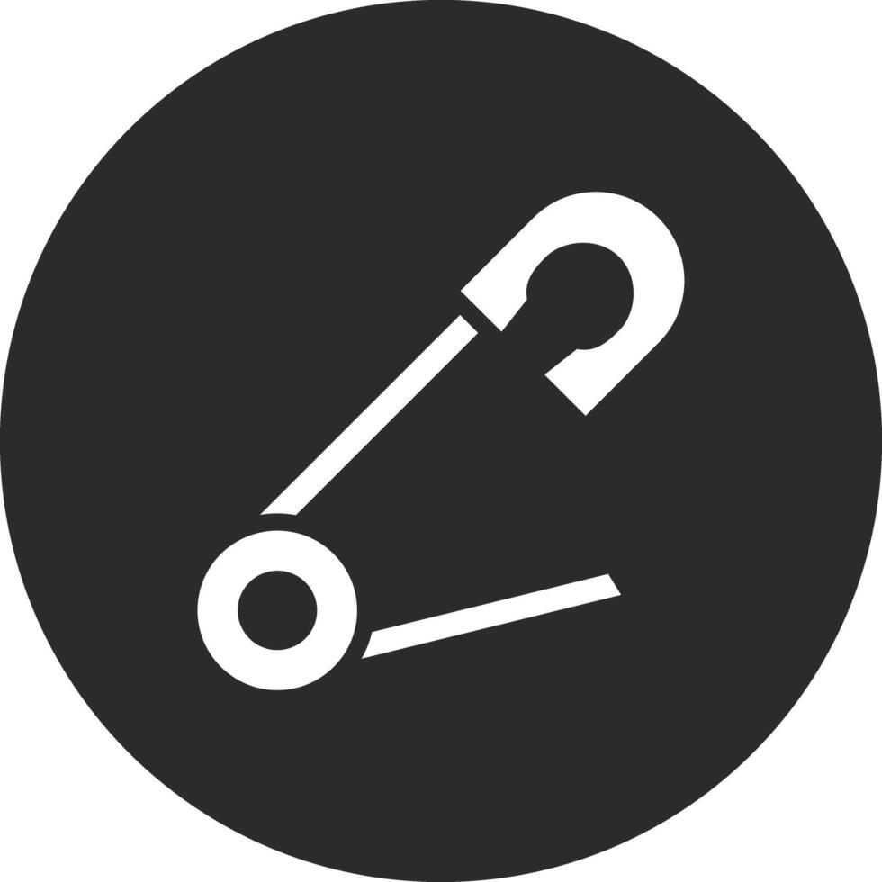 Safety Pin Vector Icon