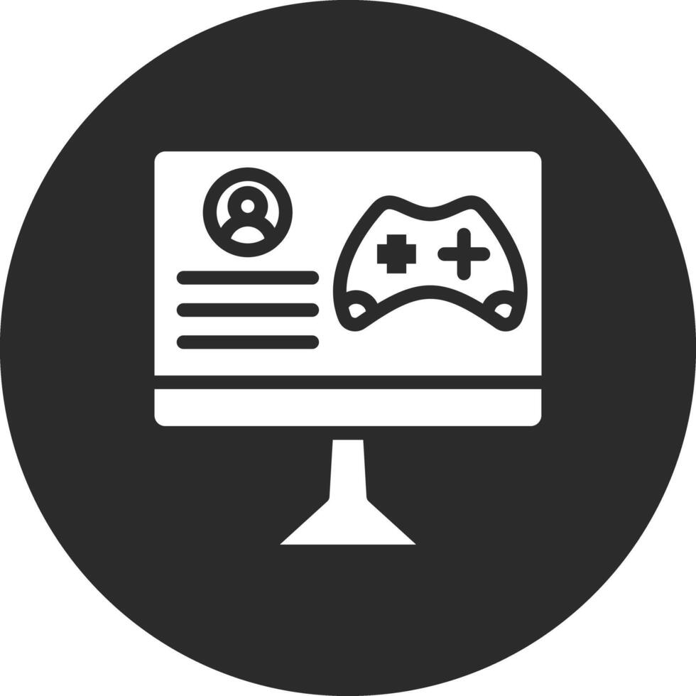 Game Login Vector Icon