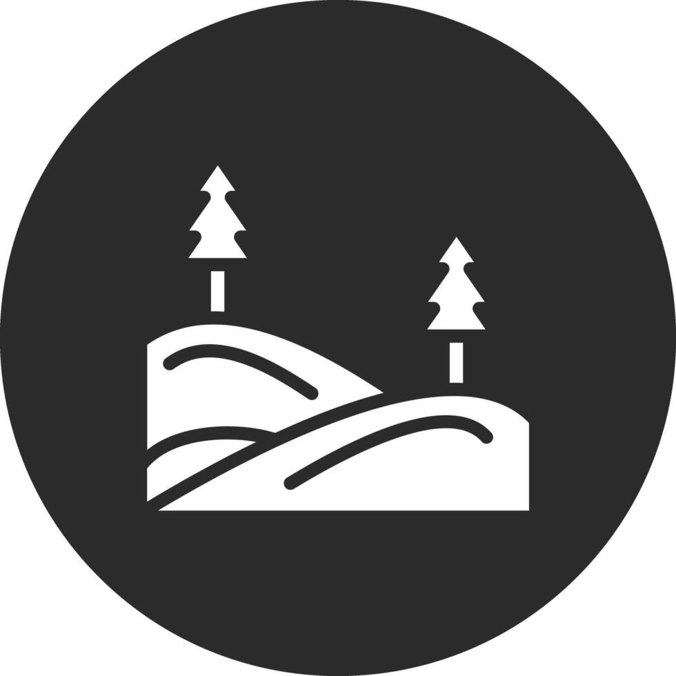 Hills Landscape Vector Icon