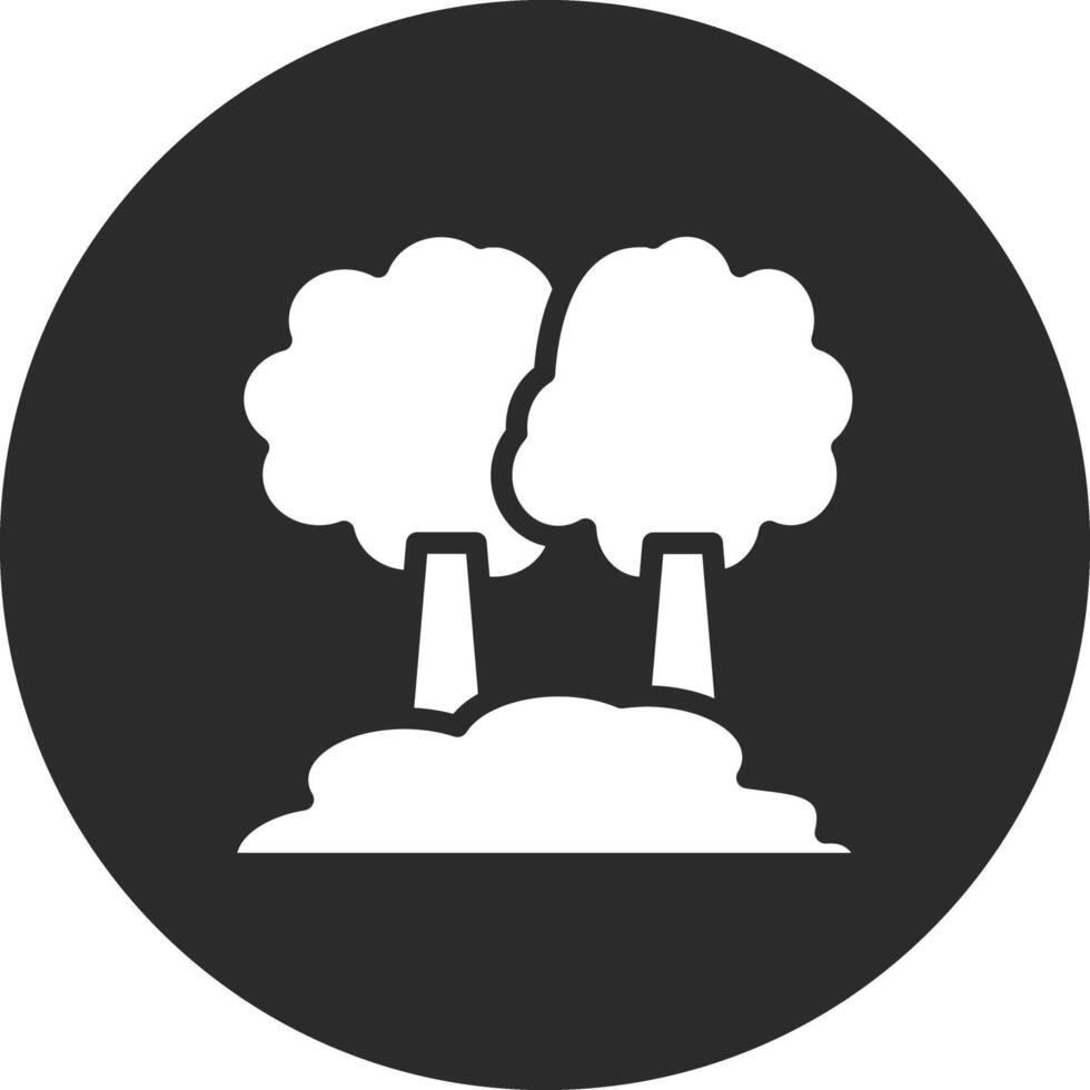 icono de vector de bosque